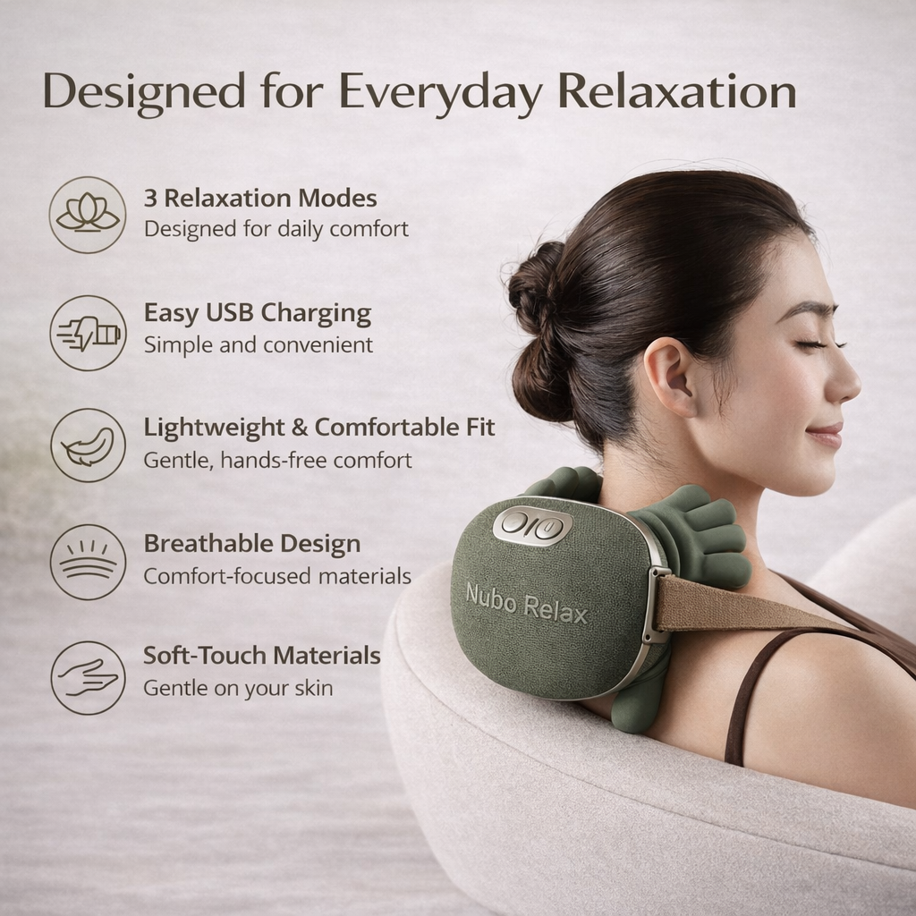NuboRelax Pro™ Shiatsu Neck & Body Massager